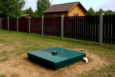 Расстояние от септика до забора