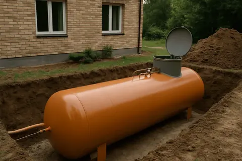 Как выбрать газгольдер для частного дома