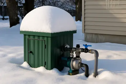 Зимний водопровод из колодца или скважины