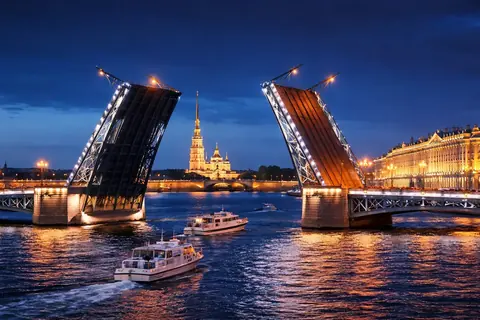 Разводка мостов в Санкт-Петербурге в 2026
