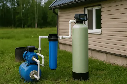 Удаление железа из воды из скважины