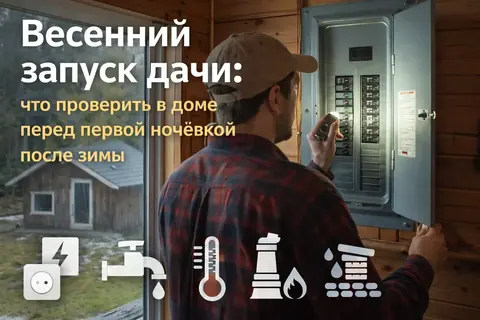 Весенний запуск дачи