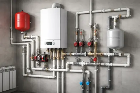 Обвязка газового котла полипропиленом в частном доме
