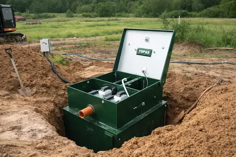 Установка септика Топас