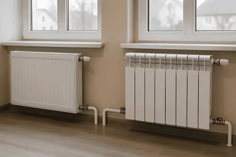 Какие радиаторы отопления лучше для частного дома с газовым котлом