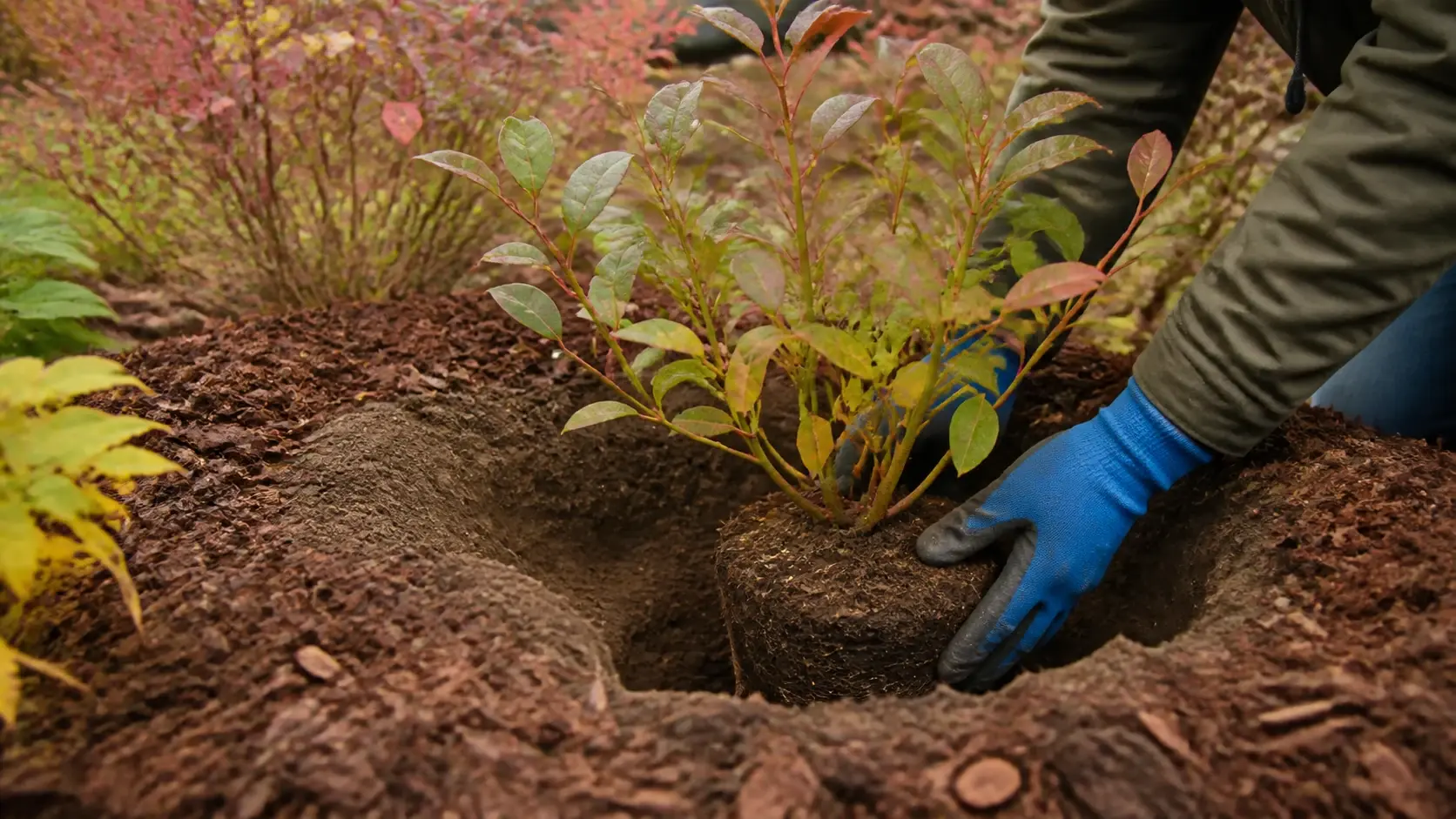Пересадка голубики осенью на новое место: грунт, кислотность и полив
