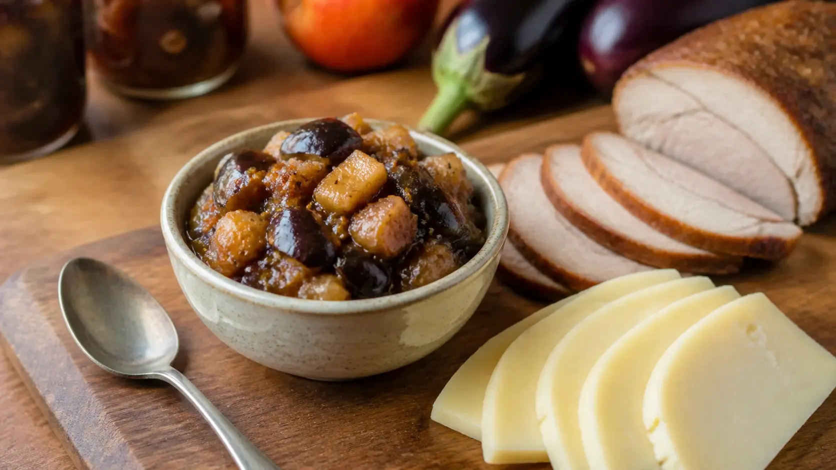 Чатни из баклажанов с яблоками: сладко-пряная заготовка к мясу и сыру